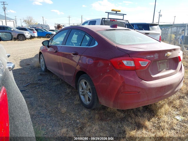 Продажа на аукционе авто 2017 Chevrolet Cruze Lt, vin: 3G1BE5SM4HS545008, номер лота: 30100390