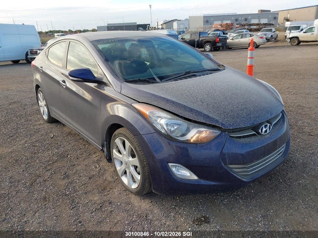 30100846 :رقم المزاد ، 5NPDH4AE2DH258380 vin ، 2013 Hyundai Elantra Gls/limited مزاد بيع