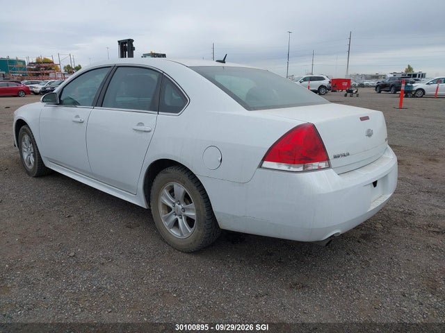 Продажа на аукционе авто 2013 Chevrolet Impala Ls, vin: 2G1WA5E35D1171711, номер лота: 30100895