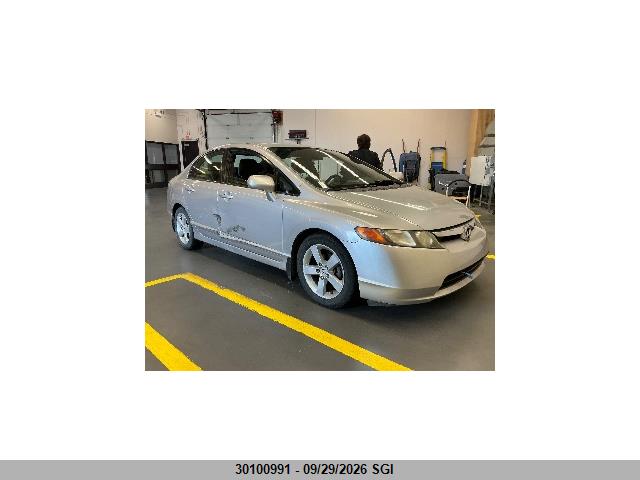 30100991 :رقم المزاد ، 2HGFA16567H101390 vin ، 2007 Honda Civic Lx مزاد بيع