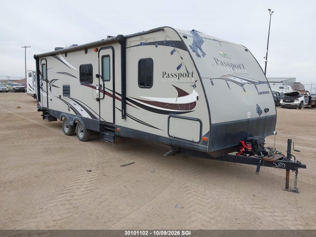 Продажа на аукционе авто 2016 Keystone Passport G/t G/t, vin: 4YDT28129GT413580, номер лота: 30101102