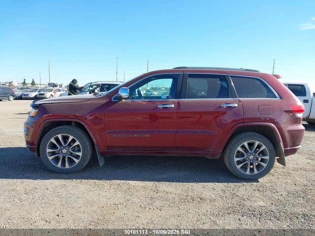 2018 Jeep Grand Cherokee Overland მანქანა იყიდება აუქციონზე, vin: 1C4RJFCG0JC262746, აუქციონის ნომერი: 30101113