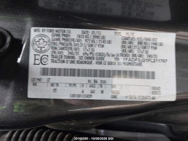 Ford Focus Titanium 2015 1FADP3J21FL211767 Image 9