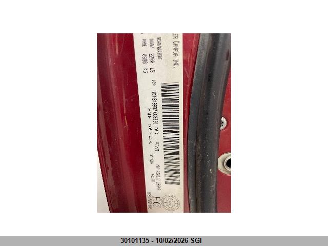 30101135 :رقم المزاد ، 1B3HB48B97D335031 vin ، 2007 Dodge Caliber Sxt مزاد بيع