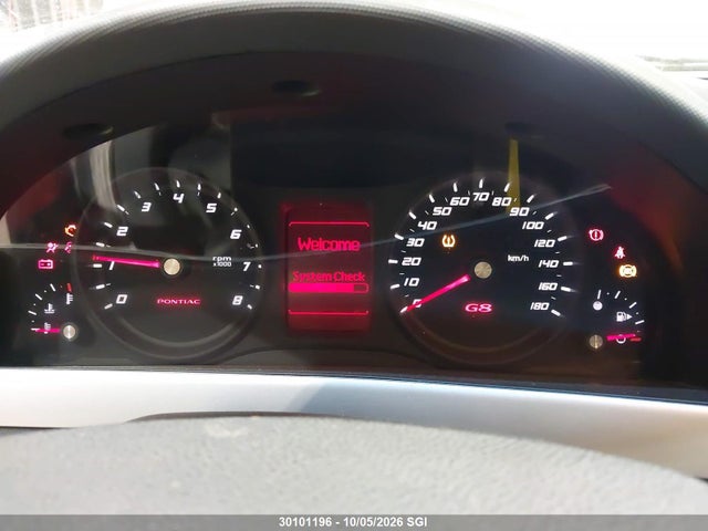 30101196 :رقم المزاد ، 6G2ER57769L182849 vin ، 2009 Pontiac G8 مزاد بيع