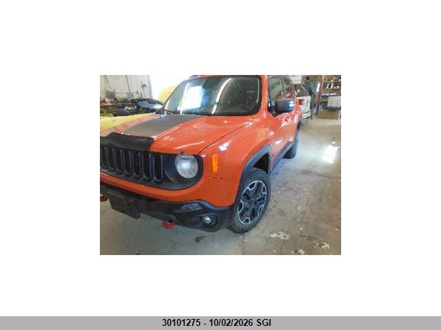 2016 Jeep Renegade Trailhawk მანქანა იყიდება აუქციონზე, vin: ZACCJBCT2GPC73828, აუქციონის ნომერი: 30101275