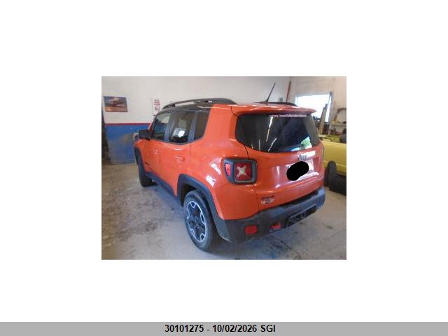 2016 Jeep Renegade Trailhawk მანქანა იყიდება აუქციონზე, vin: ZACCJBCT2GPC73828, აუქციონის ნომერი: 30101275