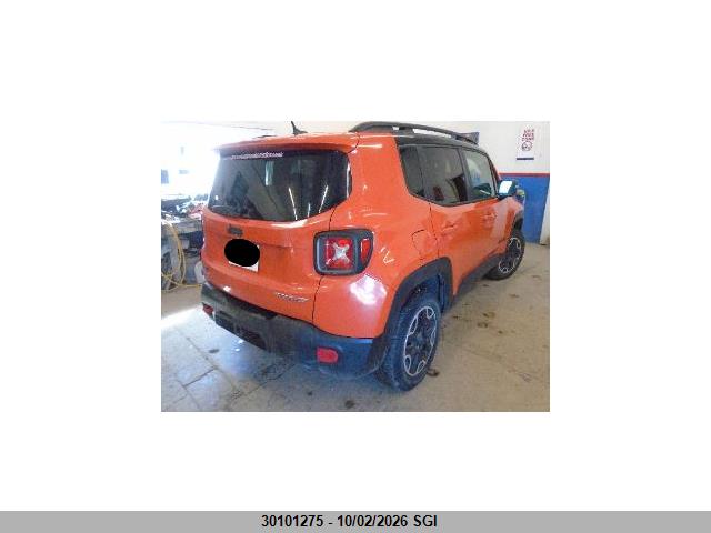 2016 Jeep Renegade Trailhawk მანქანა იყიდება აუქციონზე, vin: ZACCJBCT2GPC73828, აუქციონის ნომერი: 30101275