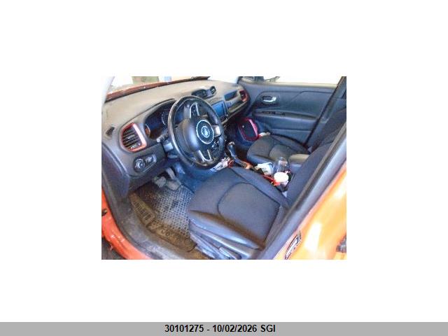 2016 Jeep Renegade Trailhawk მანქანა იყიდება აუქციონზე, vin: ZACCJBCT2GPC73828, აუქციონის ნომერი: 30101275
