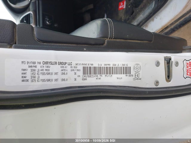 30100958 :رقم المزاد ، 1C4RJFBG8EC514749 vin ، 2014 Jeep Grand Cherokee Limited مزاد بيع