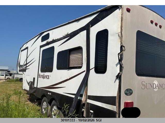 2016 Heartland Travel Trailer მანქანა იყიდება აუქციონზე, vin: 5SFSG3328GE302648, აუქციონის ნომერი: 30101333