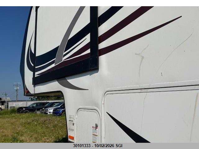2016 Heartland Travel Trailer მანქანა იყიდება აუქციონზე, vin: 5SFSG3328GE302648, აუქციონის ნომერი: 30101333