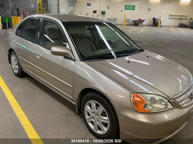 30100418 :رقم المزاد ، 2HGES16842H950977 vin ، 2002 Honda Civic Lx مزاد بيع