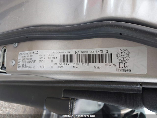 Продажа на аукционе авто 2017 Jeep Cherokee Sport, vin: 1C4PJLAB4HW630092, номер лота: 30101401