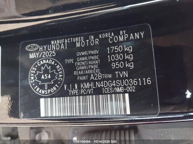 Hyundai Elantra Luxury 2025 KMHLN4DG4SU036116 Image 9