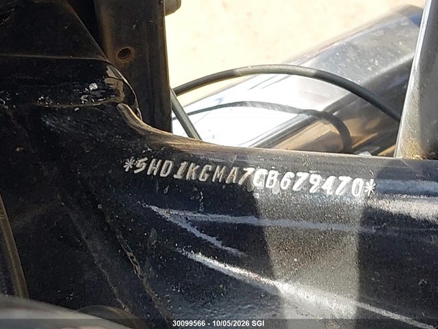 30099566 :رقم المزاد ، 5HD1KGMA7CB679470 vin ، 2012 Harley-davidson Fltru Road Glide Ultra مزاد بيع