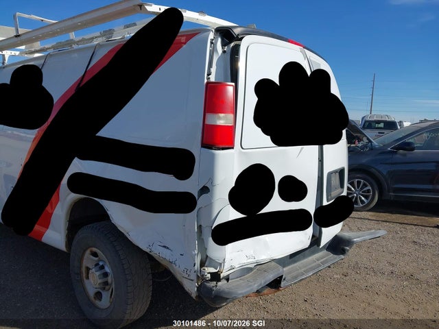 2013 Chevrolet Express G2500 მანქანა იყიდება აუქციონზე, vin: 1GCWGFBA7D1130260, აუქციონის ნომერი: 30101486