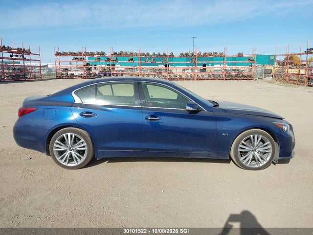 2018 Infiniti Q50 Luxe/sport მანქანა იყიდება აუქციონზე, vin: JN1EV7AR2JM610217, აუქციონის ნომერი: 30101522
