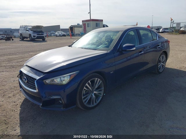 2018 Infiniti Q50 Luxe/sport მანქანა იყიდება აუქციონზე, vin: JN1EV7AR2JM610217, აუქციონის ნომერი: 30101522