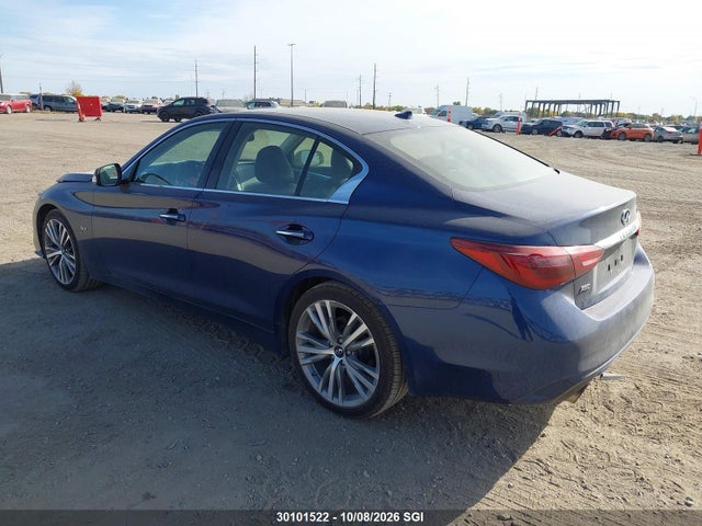 2018 Infiniti Q50 Luxe/sport მანქანა იყიდება აუქციონზე, vin: JN1EV7AR2JM610217, აუქციონის ნომერი: 30101522
