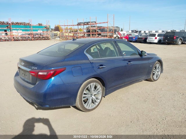 2018 Infiniti Q50 Luxe/sport მანქანა იყიდება აუქციონზე, vin: JN1EV7AR2JM610217, აუქციონის ნომერი: 30101522