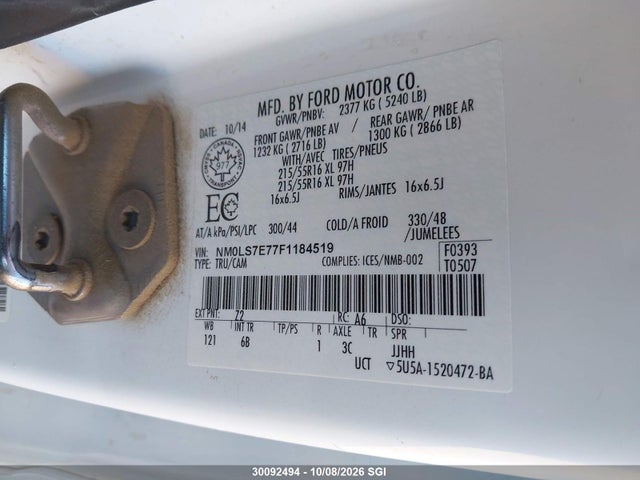 Ford Transit Connect Xl 2015 NM0LS7E77F1184519 Image 9