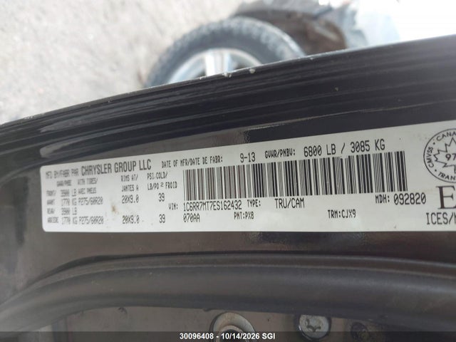 RAM 1500 Sport 2014 1C6RR7MT7ES162432 Image 9