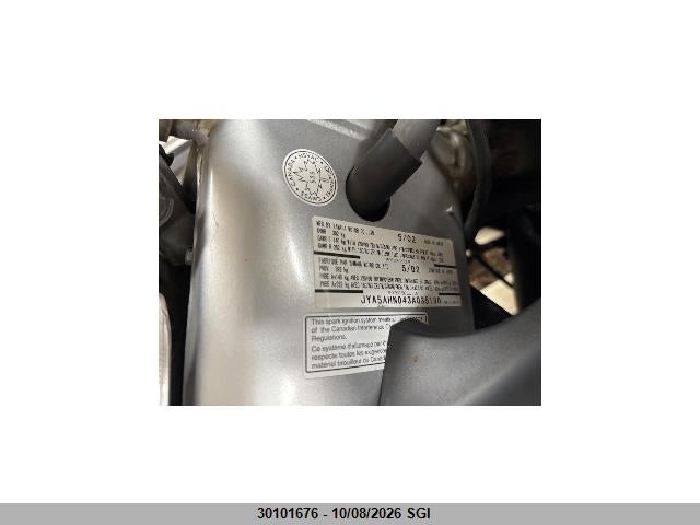 2003 Yamaha Yzf600 R მანქანა იყიდება აუქციონზე, vin: JYA5AHN043A035130, აუქციონის ნომერი: 30101676