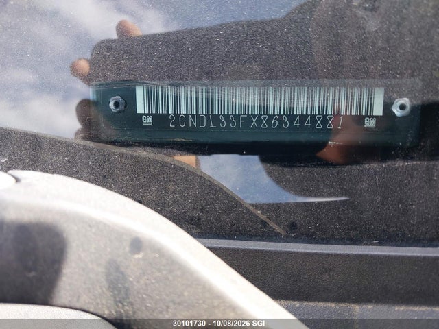 30101730 :رقم المزاد ، 2CNDL33FX86344881 vin ، 2008 Chevrolet Equinox Lt مزاد بيع