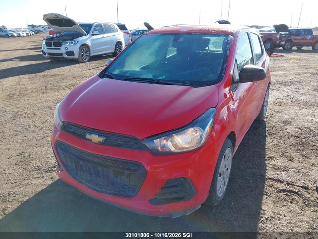 2016 Chevrolet Spark Ls მანქანა იყიდება აუქციონზე, vin: KL8CA6SA5GC576784, აუქციონის ნომერი: 30101806