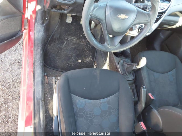 2016 Chevrolet Spark Ls მანქანა იყიდება აუქციონზე, vin: KL8CA6SA5GC576784, აუქციონის ნომერი: 30101806