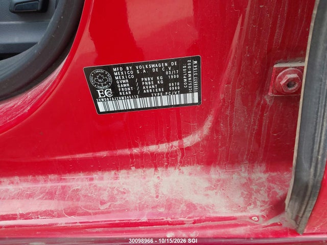 3VWDB7AJ2HM345113 Volkswagen JETTA SE
