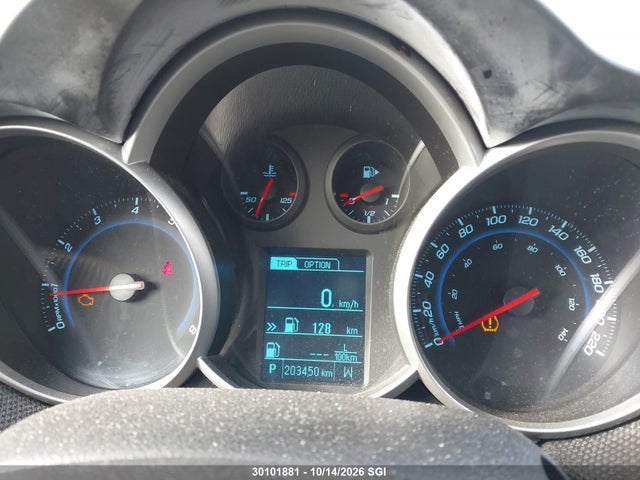 2014 Chevrolet Cruze Lt მანქანა იყიდება აუქციონზე, vin: 1G1PC5SB2E7134923, აუქციონის ნომერი: 30101881