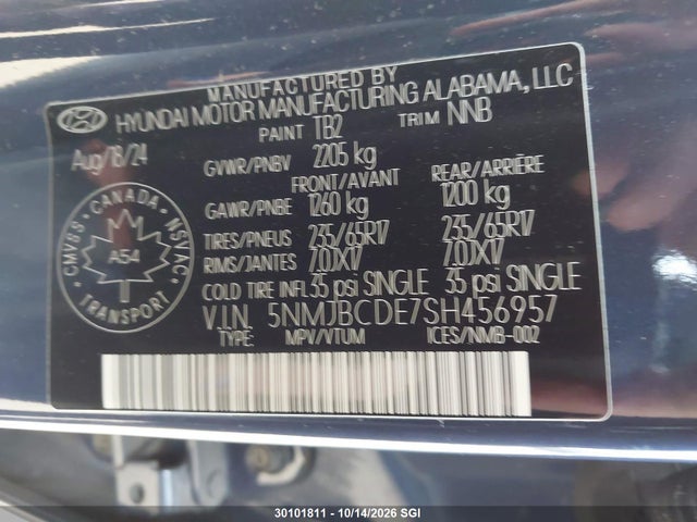 Hyundai Tucson Preferred Awd 2025 5NMJBCDE7SH456957 Image 9