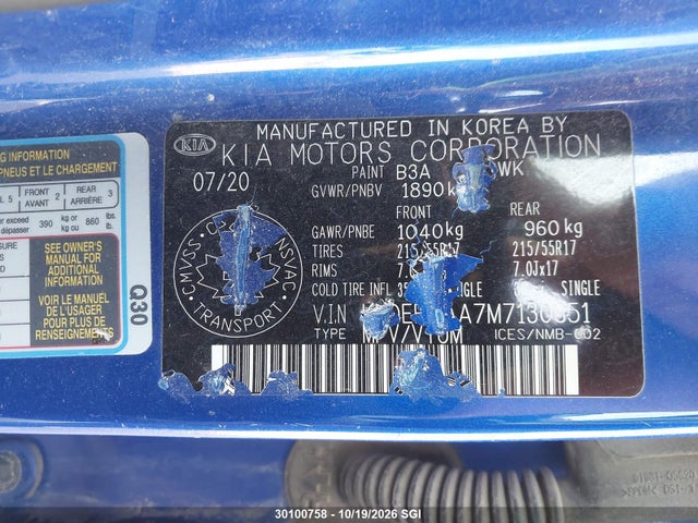 KIA Seltos Lx 2021 KNDEPCAA7M7130851 Image 9