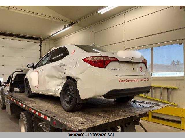 Продаж на аукціоні авто 2017 Toyota Corolla L/le/xle/se/xse, vin: 2T1BURHE6HC912151, номер лоту: 30102006