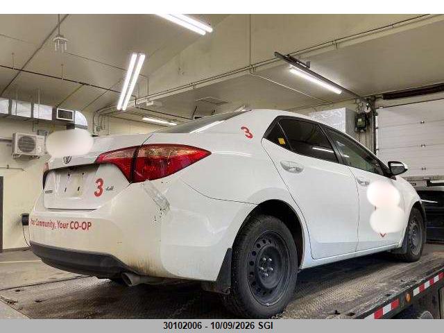 Продаж на аукціоні авто 2017 Toyota Corolla L/le/xle/se/xse, vin: 2T1BURHE6HC912151, номер лоту: 30102006