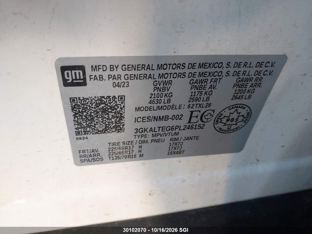 GMC Terrain Sle 2023 3GKALTEG6PL246152 Image 9