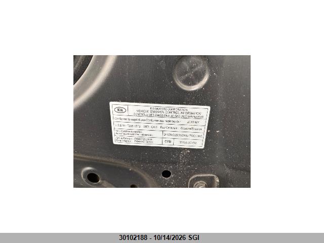 KIA SEDONA LX 2015 KNDMB5C11F6056645 Image 6