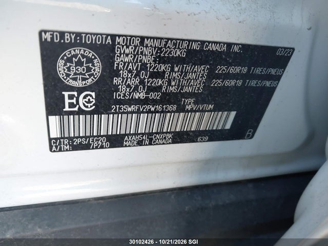 Toyota RAV4 XSE 2023 2T35WRFV2PW161368 Image 9