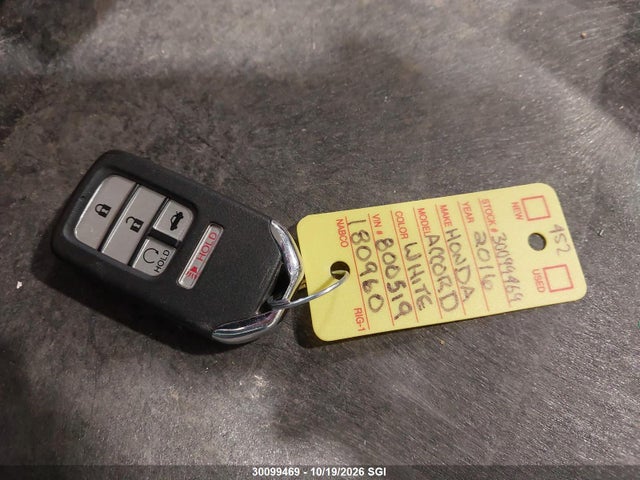 Honda ACCORD EX 2016 1HGCR2F02GA800519 Image 11