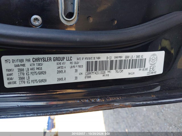 RAM 1500 Sport 2014 1C6RR7MT4ES115326 Image 9