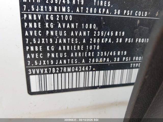 Volkswagen TAOS SE 2024 3VVVX7B27RM043447 Image 9