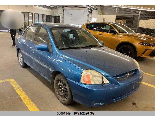 30091949 :رقم المزاد ، KNADC125146349465 vin ، 2004 Kia Rio مزاد بيع