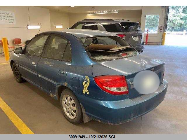 30091949 :رقم المزاد ، KNADC125146349465 vin ، 2004 Kia Rio مزاد بيع