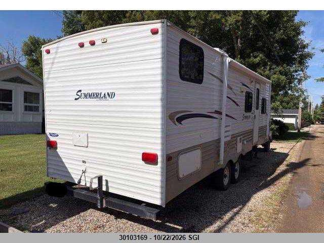 30103169 :رقم المزاد ، 4YDT26723B3150345 vin ، 2011 Keystone Summerland Summer مزاد بيع