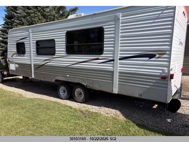 30103169 :رقم المزاد ، 4YDT26723B3150345 vin ، 2011 Keystone Summerland Summer مزاد بيع