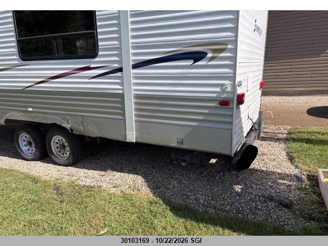 30103169 :رقم المزاد ، 4YDT26723B3150345 vin ، 2011 Keystone Summerland Summer مزاد بيع
