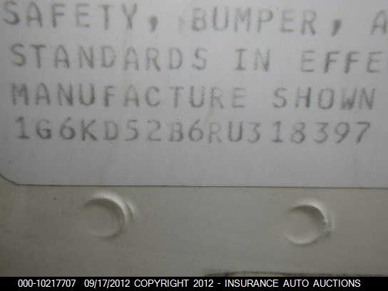 1994 CADILLAC DEVILLE 1G6KD52B6RU318397 Photo 8