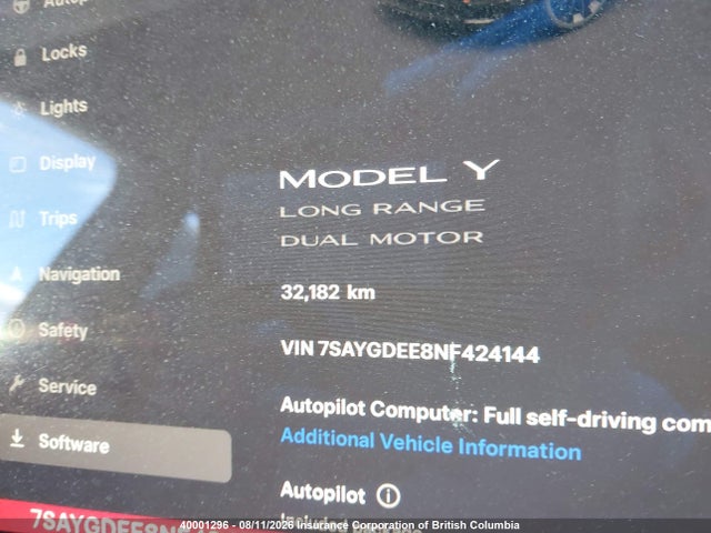 Tesla Model Y 2022 7SAYGDEE8NF424144 Image 16